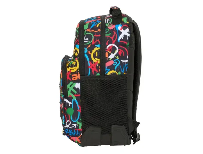 Safta Mochila doble con cantoneras adaptable a carro graffiti 420x320x150 mm