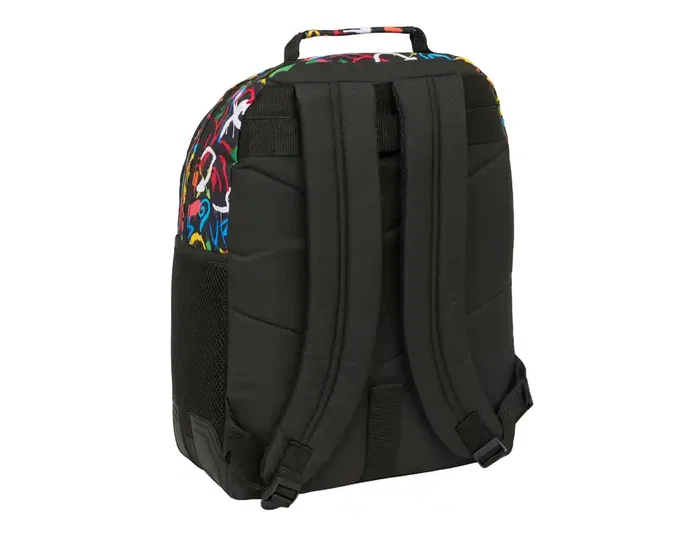 Safta Mochila doble con cantoneras adaptable a carro graffiti 420x320x150 mm