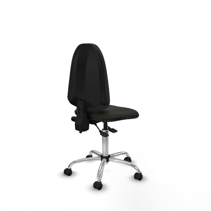 PIQUERAS Y CRESPO Silla de oficina Aýna sin brazos, color Negro