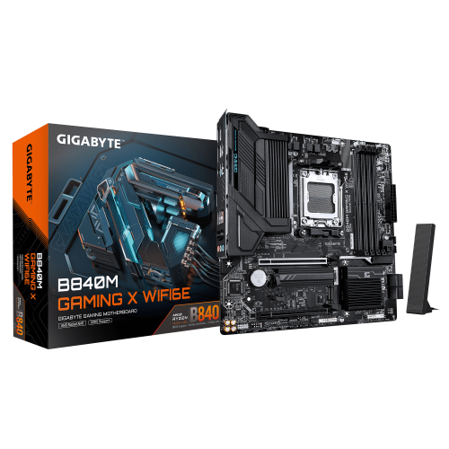 Gigabyte B840M GAMING X WIFI6E Micro ATX AM5 DDR5 Gigabyte B840M GAMING X WIFI6E Micro ATX AM5 DDR5