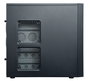 Chieftec CQ-01B-U3-OP Gabinete PC ATX Mesh Negro USB 3.0 5 Ventiladores