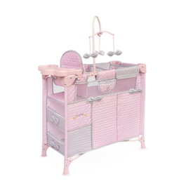 Decuevas Armario Cambiador Plegable Sophie para muñecas de hasta 42 cm