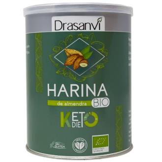 DRASANVI Harina de Almendra Ecológica Bio 375g - Keto, Sin Gluten, Origen España DRASANVI Harina de Almendra Ecológica Bio 375g - Keto, Sin Gluten, Origen España