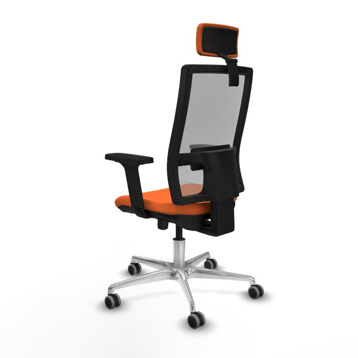 PIQUERAS Y CRESPO Silla de oficina Horna Naranja y Gris PIQUERAS Y CRESPO Silla de oficina Horna Naranja y Gris