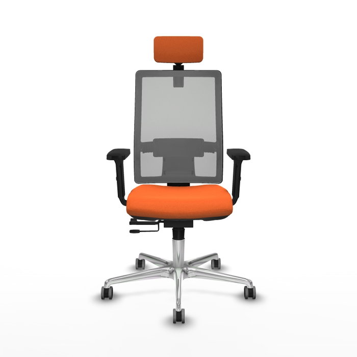 PIQUERAS Y CRESPO Silla de oficina Horna Naranja y Gris PIQUERAS Y CRESPO Silla de oficina Horna Naranja y Gris