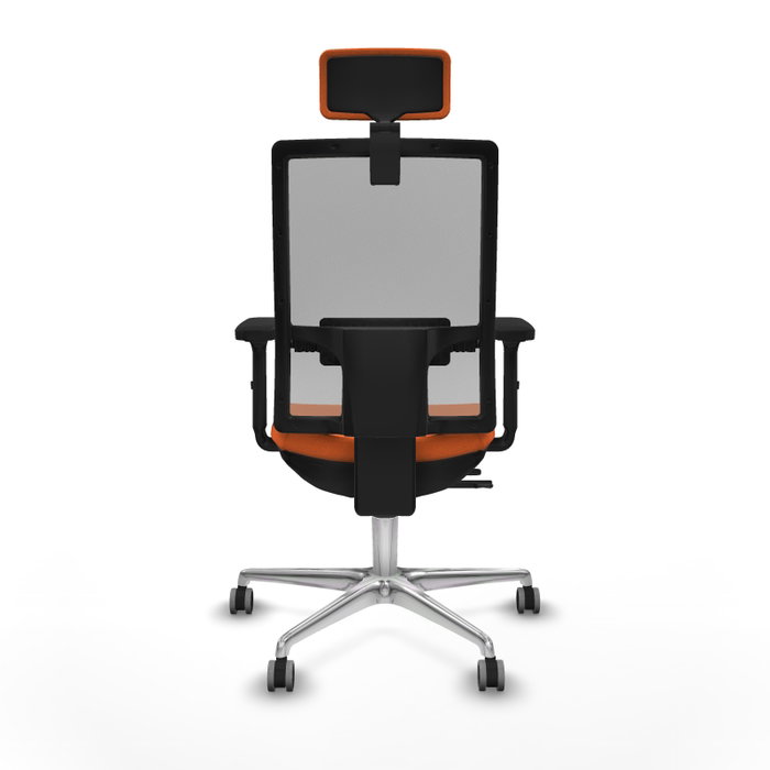 PIQUERAS Y CRESPO Silla de oficina Horna Naranja y Gris PIQUERAS Y CRESPO Silla de oficina Horna Naranja y Gris