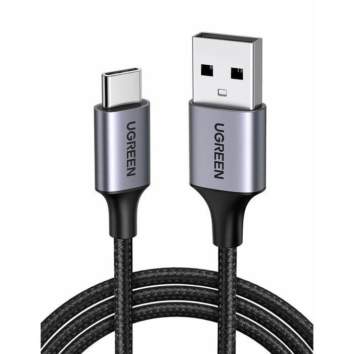 UGREEN Cable USB-C a USB-A 60126, 1m, Negro/Gris