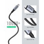 UGREEN Cable USB-C a USB-A 60126, 1m, Negro/Gris