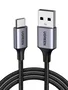 UGREEN Cable USB C a USB A 1m Negro, Gris