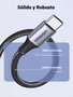 UGREEN 60126 Cable USB C a USB A de 1m, Carga Rápida 3A, Negro/Gris
