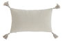 DKD Home Decor Cojín de Poliéster Crudo 50x30x8 cm