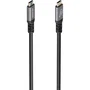 Aisens Cable USB-C A107-0988 USB 3.2 Gen 2x2 (Tipo-C a Tipo-C) 100W 20Gbps 8K@30Hz con E-Marker Aluminio 3m Negro