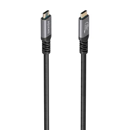 AISENS Cable USB 3.2 Gen 2x2 Aluminio 20Gbps 8K 3.0m Negro