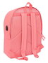 Safta Mochila Doble para Portátil 15.6" + USB F.C.Barcelona Chica Coral 31x44x18 cm