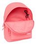 Safta Mochila Doble para Portátil 15.6" + USB F.C.Barcelona Chica Coral 31x44x18 cm
