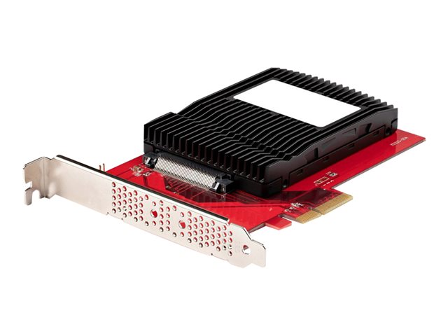 StarTech.com Adaptador Tarjeta U.3 a PCIe 4.0 x4 - PEX4SFF8639U3 - Para SSD NVMe 2.5", TAA Compliant