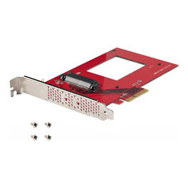 StarTech.com Adaptador Tarjeta U.3 a PCIe 4.0 x4 - PEX4SFF8639U3 - Para SSD NVMe 2.5", TAA Compliant
