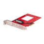 StarTech.com Adaptador U.3 a PCIe 4.0 x4 para SSD NVMe de 2,5 pulg. SFF-TA-1001