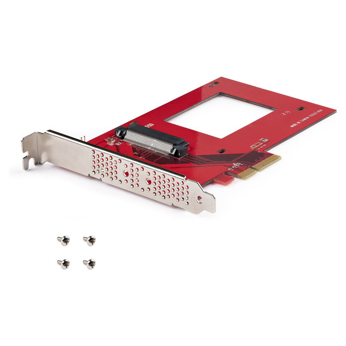 StarTech.com Adaptador U.3 a PCIe 4.0 x4 para SSD NVMe de 2,5 pulg. SFF-TA-1001 StarTech.com Adaptador U.3 a PCIe 4.0 x4 para SSD NVMe de 2,5 pulg. SFF-TA-1001