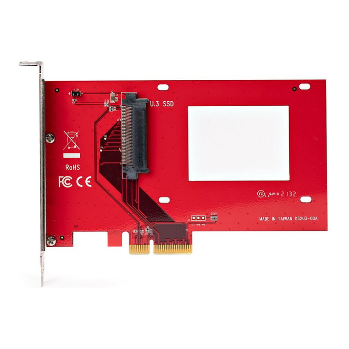 StarTech.com Adaptador U.3 a PCIe 4.0 x4 para SSD NVMe de 2,5 pulg. SFF-TA-1001 StarTech.com Adaptador U.3 a PCIe 4.0 x4 para SSD NVMe de 2,5 pulg. SFF-TA-1001