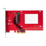 StarTech.com Adaptador U.3 a PCIe 4.0 x4 para SSD NVMe de 2,5 pulg. SFF-TA-1001