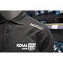 Sparco Polo Técnico Talla M Negro Alta Visibilidad Algodón Poliéster