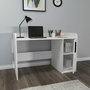 Hanah Home Escritorio de Estudio Blanco Tablero Partículas Melamina 123.6x83x60 cm
