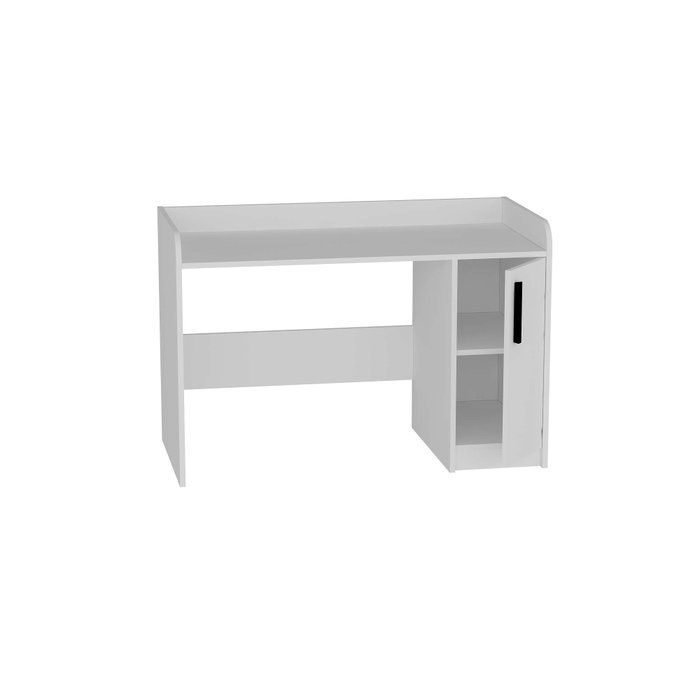 Hanah Home Escritorio de Estudio Blanco Tablero Partículas Melamina 123.6x83x60 cm