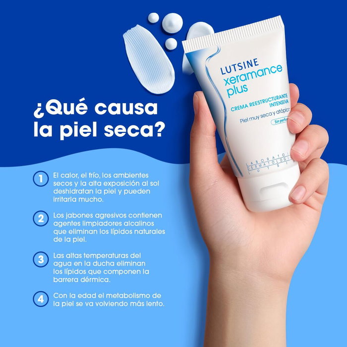 Lutsine E45 Xeramance Plus Crema Reestructurante Intensiva 100 ml Lutsine E45 Xeramance Plus Crema Reestructurante Intensiva 100 ml