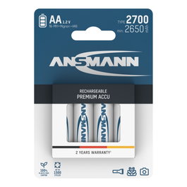 Ansmann Pilas 2700 Mignon AA 2500 mAh (Pack de 4)