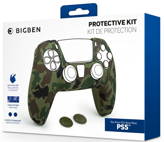 Nacon Kit de Protección de Silicona + 2 Thumb Sticks Camo Nacon Kit de Protección de Silicona + 2 Thumb Sticks Camo