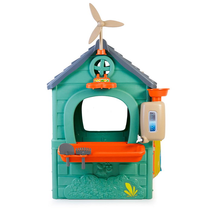 Feber Recycle Eco House FEH26000 - Casita de Juego Infantil Educativa, Plástico Reciclado, para Niños +3 Años