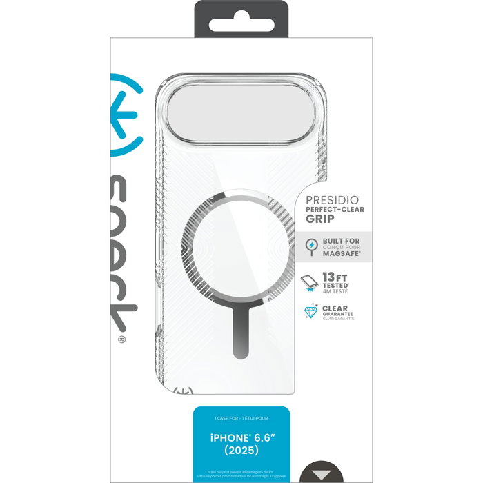 Speck Presidio Perfect Clear Grip MagSafe para iPhone 17 Air