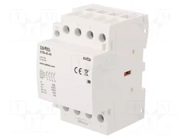 ZAMEL STM-40-40 Contactor de Instalación Modular 40A 230VAC 4-Polar