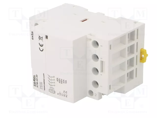 ZAMEL STM-40-40 Contactor de Instalación Modular 40A 230VAC 4-Polar