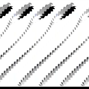 Alessi AMMI01CUS4 Set 4 Cucharas Helado Acero Inoxidable 18/10 Diseñador Stefano Giovannoni Alessi AMMI01CUS4 Set 4 Cucharas Helado Acero Inoxidable 18/10 Diseñador Stefano Giovannoni