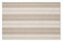 DKD Home Decor Set de 4 Salvamanteles Individuales Stripes 0426 Beige 30x45 cm
