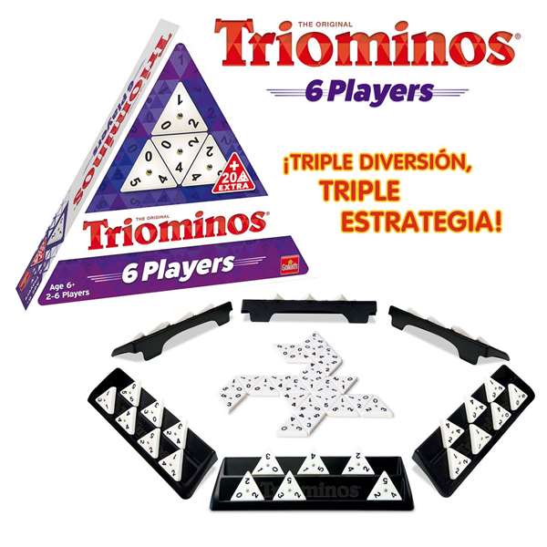 Goliath Juego Triominos Original para 6 jugadores