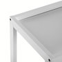 Versa Carro con Ruedas 3 Baldas Blanco 70 x 40 cm