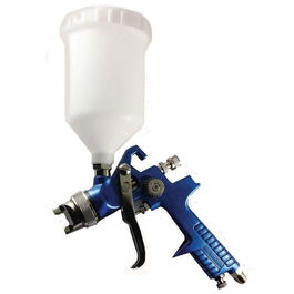 DUVER Pistola de Pintar HVLP por Gravedad H-827, Boquilla 1.4 mm, para Pinturas y Barnices, Vaso de 600 ml, Ideal para Taller y Retoques