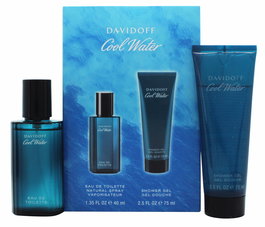 Davidoff Cool Water Set de Regalo 40ml EDT + 75ml Gel de ducha