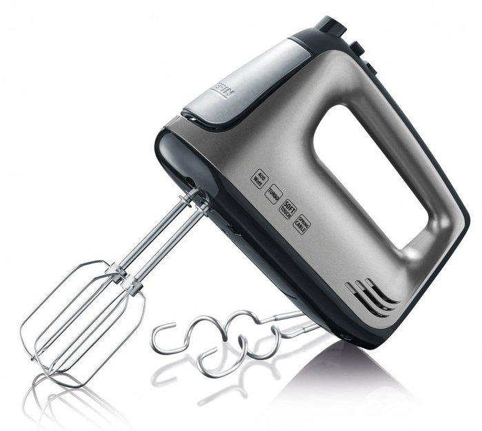 Severin HM3832 Batidora eléctrica de 400 W - Negro / Acero inoxidable