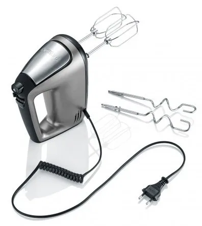 Severin HM3832 Batidora eléctrica de 400 W - Negro / Acero inoxidable