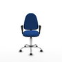 PIQUERAS Y CRESPO Silla de oficina Aýna Azul con Brazos Fijos