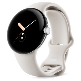 Google Pixel Watch 41mm Polished Silver/Chalk