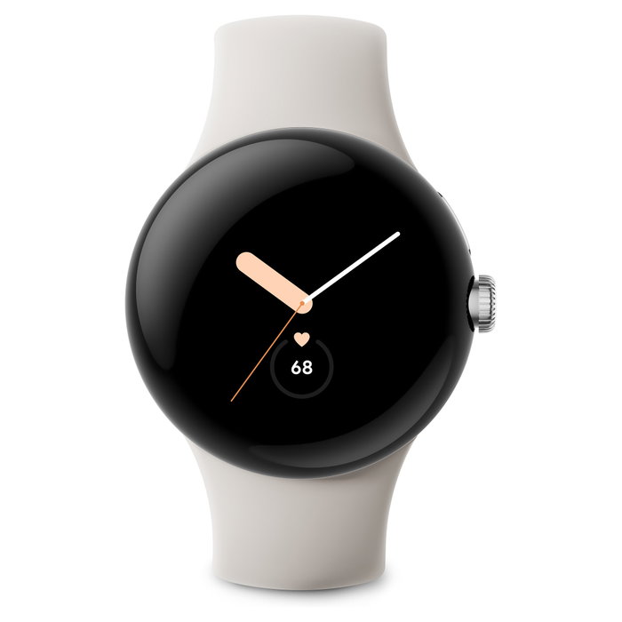 Google Pixel Watch 41mm Polished Silver/Chalk