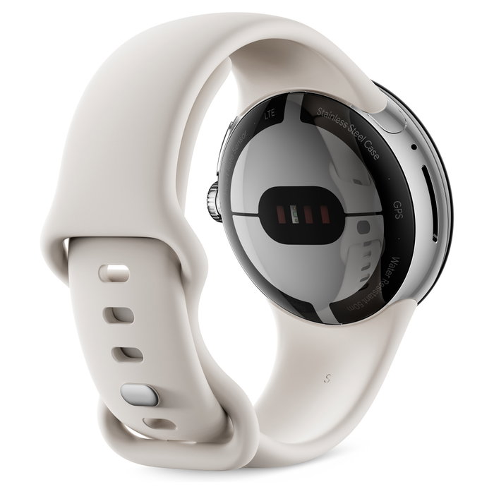 Google Pixel Watch 41mm Polished Silver/Chalk