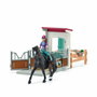 Schleich Horse Club Casa de Caballos con Lisa y Storm, 42709
