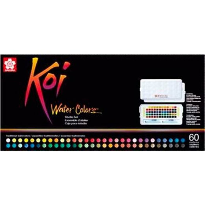 Sakura Koi Water Colors Studio Set de 60 medias pastillas