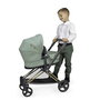Decuevas Coche de muñeca 3x1 plegable, para muñecas de hasta 50 cm. Material metal, plástico y poliéster